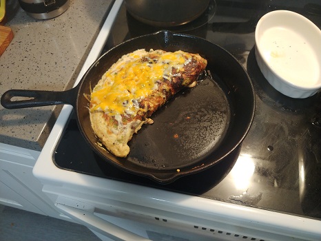 Western Chilli Cheese Omelette